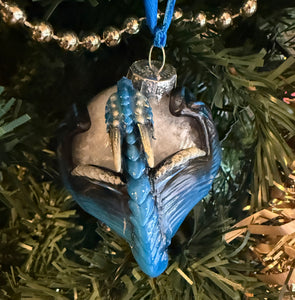 Magic Blue Dragon Bauble