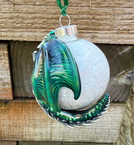 Jade Green Dragon Bauble
