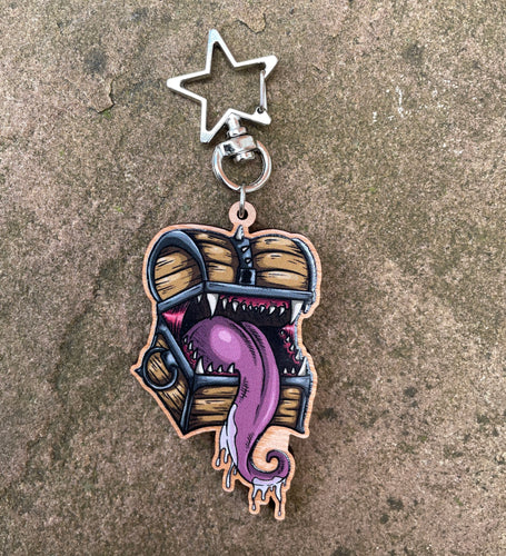 Mimic Printed Wooden Charm