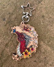 Load image into Gallery viewer, Butterfly Dragon Printed Wooden Charm