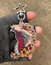 Load image into Gallery viewer, Butterfly Dragon Printed Wooden Charm