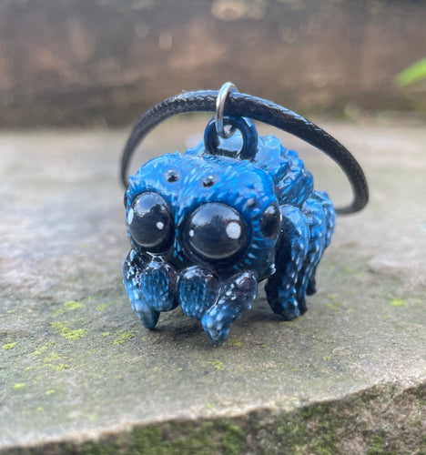 Adorable Jumping Spider Pendant