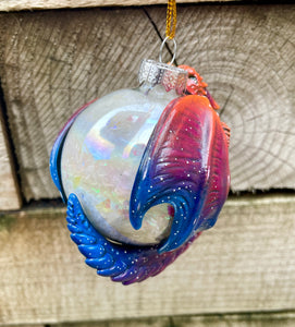 Sunset resin printed Dragon Bauble