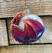 Load image into Gallery viewer, Sunset resin printed Dragon Bauble