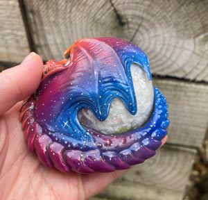 Sunset resin printed Dragon Bauble