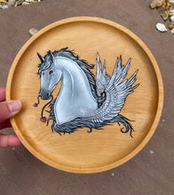 Load image into Gallery viewer, Valentines Pegasus Hand painted Trinket Dish