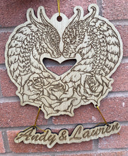 Load image into Gallery viewer, Love Dragons Valentine Wall Hanging (Customisable Names)